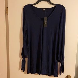 Lulus navy blue dress